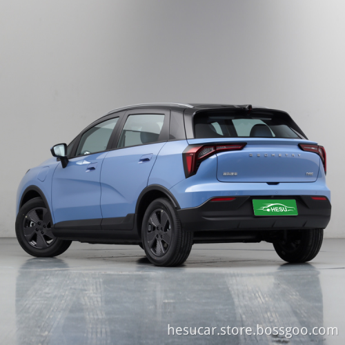 2022 Nuova batteria di design EV Auto Geometry E 2022 320 km Tigre carino 4 sedili Nuovo veicolo energetico Auto Electric Car Chassis Geometry E